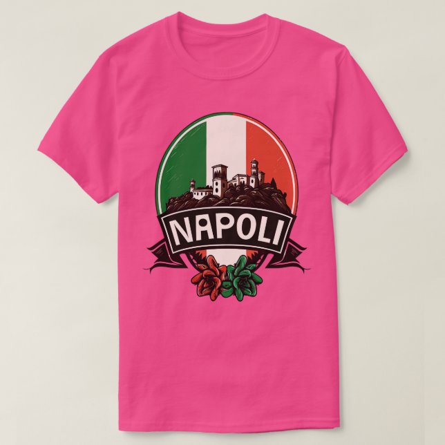 Napoli Italia Retro Italienische Region Design 2 T-Shirt (Design vorne)