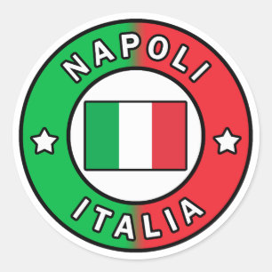 Napoli Italia Runder Aufkleber