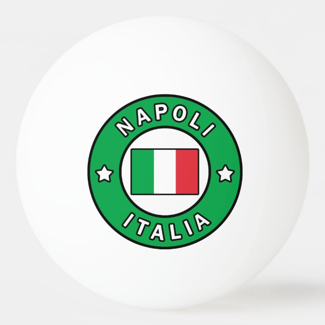 Napoli Italia Tischtennisball (Vorderseite)