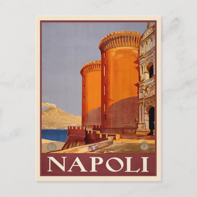 Napoli, Italien Vintage Travel Postcard Postkarte (Vorderseite)