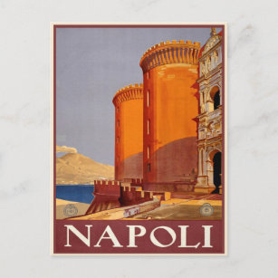 Napoli, Italien Vintage Travel Postcard Postkarte