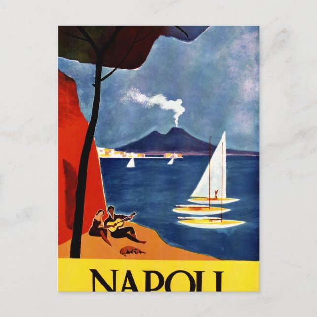 Napoli Postkarte (Vorderseite)
