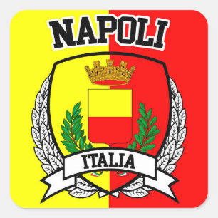 Napoli Quadratischer Aufkleber