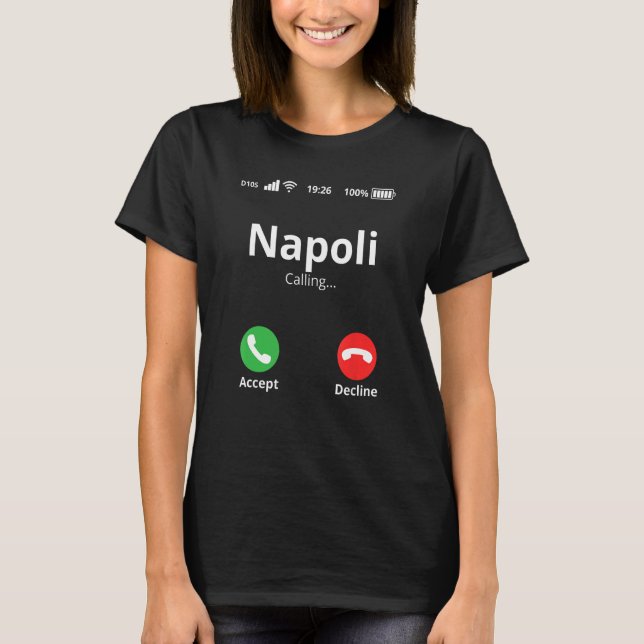 Napoli ruft Fans T-Shirt (Vorderseite)