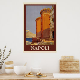 Napoli Vintage Travel Poster