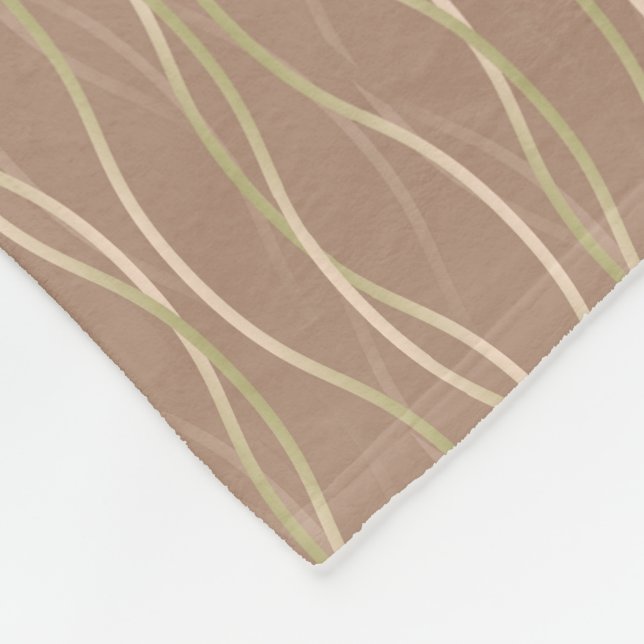 Napolitano Macchiato Pistachio Ribbons und Schatte Fleecedecke (Ecke)