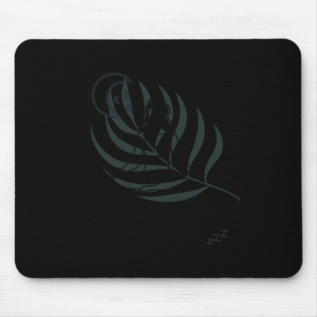 Napper-Aufkleber für die Achtsamkeitsstufe Mousepad (Vorne)