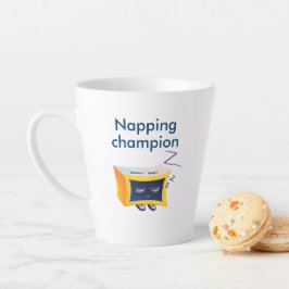 Napping Champion Kawaii Niedliche Schlafalarmuhr Milchtasse