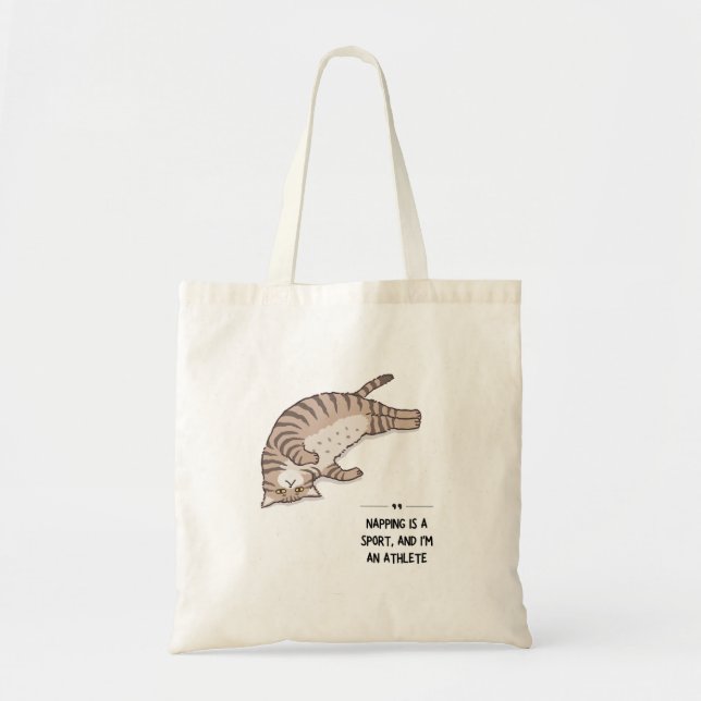 Napping ist ein Sport, und ich bin Athlet Tragetasche (Vorne)
