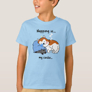 Napping ist... mein Herz.. schlafendes Nickerchen T-Shirt