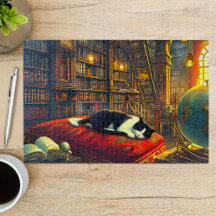 Napping Scholar Cat Mama Geschenk 1000 Stück