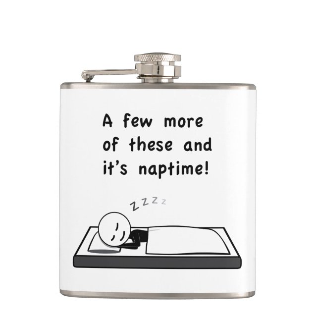 Naptime Flask Flachmann (Vorderseite)