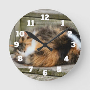 Naptime Runde Wanduhr