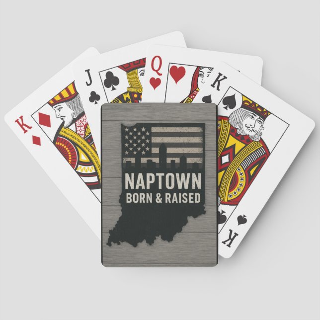 Naptown Geboren & Raise Card Deck Spielkarten (Rückseite)