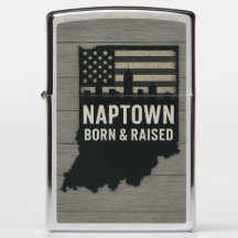 Naptown Geboren & Raised Zippo Lighter