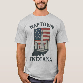 Naptown Indiana Monument Circle T-Shirt
