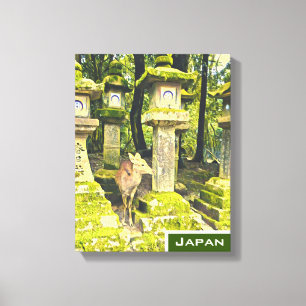 Nara Japan Reh Park Reiseprint Leinwanddruck