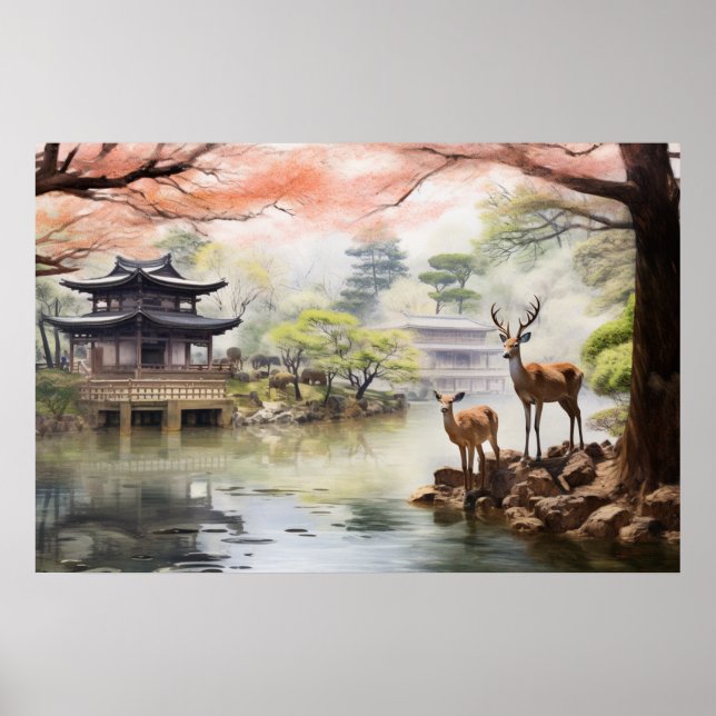 Nara Serenity - Art Print Poster (Vorne)