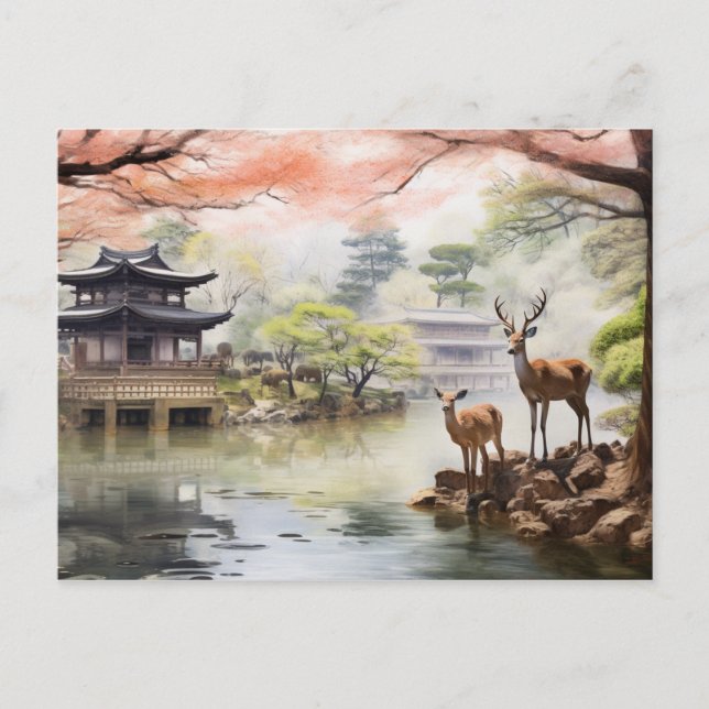 Nara Serenity - Art Print Postkarte (Vorderseite)