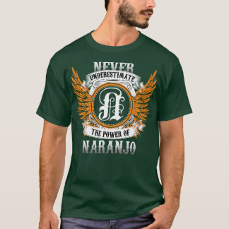 Naranjo Name Shirt nie unterschätzen Power O