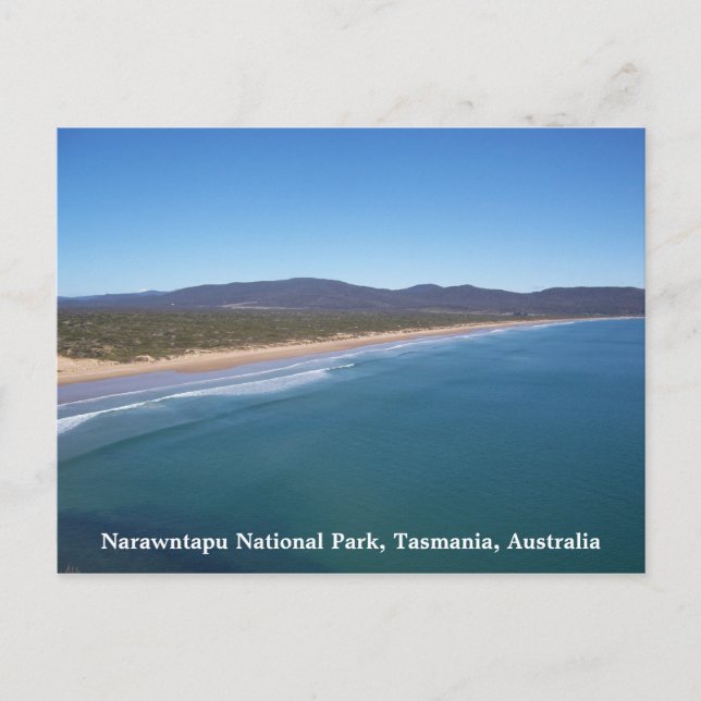Narawntapu National Park, Tasmania, A. Postkarte (Vorderseite)