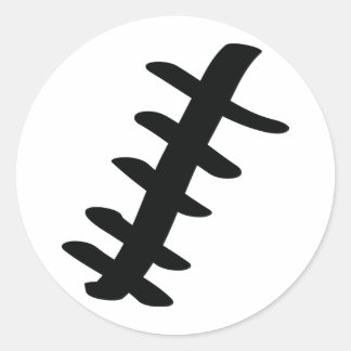 Narbe Runder Aufkleber