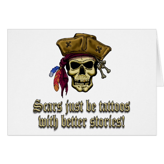 Narben sind nur Tattoos (Vorderseite (Horizontal))