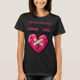 Narben von Herzoperationen erzählen eine Geschicht T-Shirt