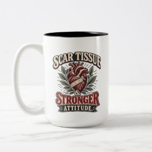 Narbengewebe & Stärkere Einstellung Zweifarbige Tasse