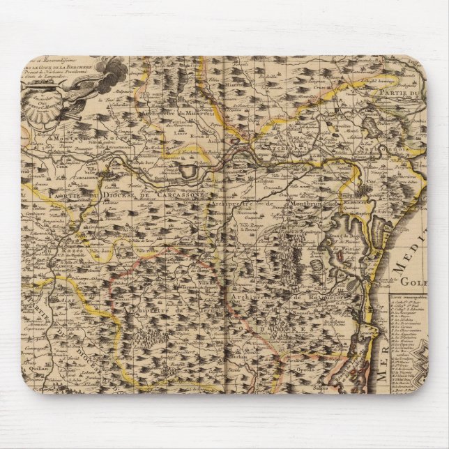 Narbonne Frankreich Mousepad (Vorne)