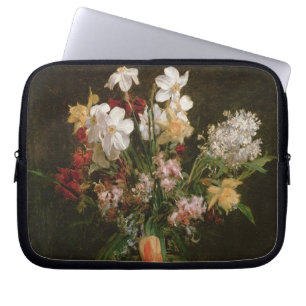 Narcisses Blancs, Jacinthes und Tulipes, 1864 Laptopschutzhülle