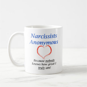 Narcissists anonym kaffeetasse