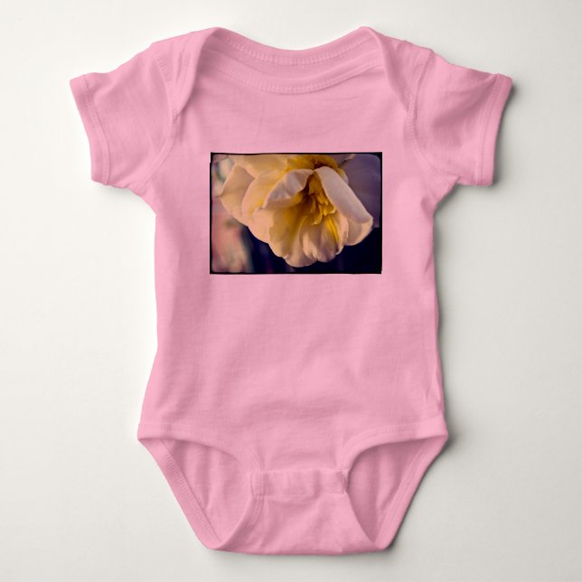 Narcissus Daffodil Baby Strampler (Vorderseite)