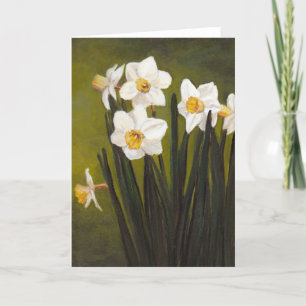 "Narcissus" Frühlingsblumen Kunst-Grußkarte Karte