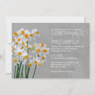 Narcissus Hochzeitseinladungen Einladung