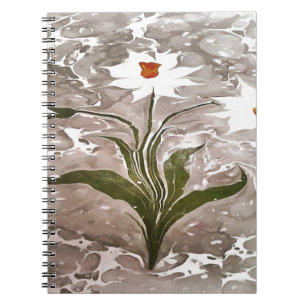 Narcissus On Marble Notizblock