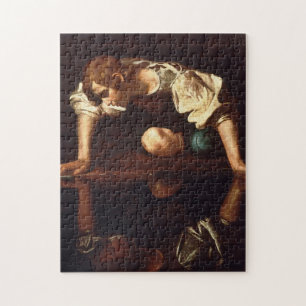 Narcissus von Michelangelo Merisi da Caravaggio Puzzle