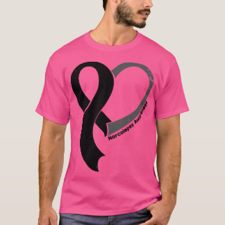Narcolepsy Awareness Hope Liebe Herz Ribbon Happy T-Shirt