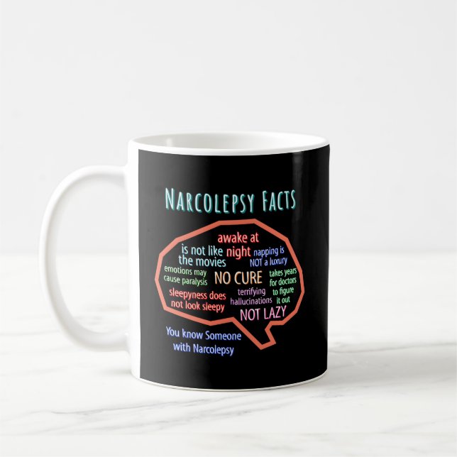 Narcolepsy Facts Sleep Disease Narcolepsy Kaffeetasse (Links)