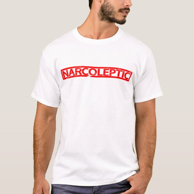 Narcoleptische Briefmarke T-Shirt (Vorderseite)