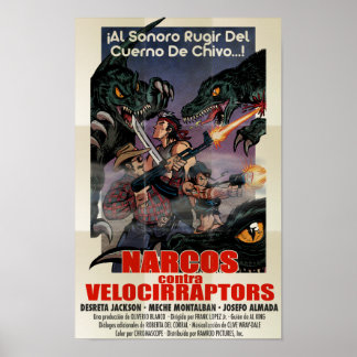 Narcos gegen Velocirrapperate Poster