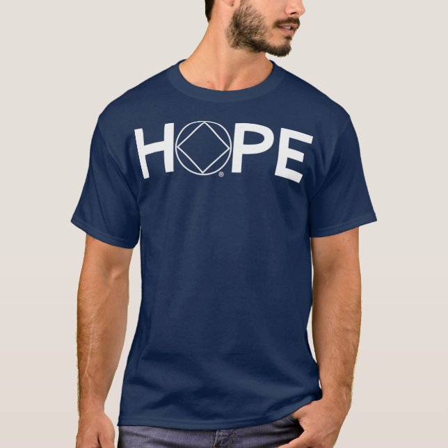 Narcotics Anonymous Hope NA Symbol T Men Women T-Shirt (Vorderseite)