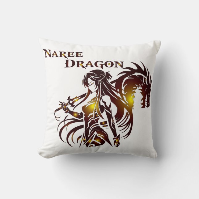 Naree Dragon Pillow Kissen (Vorderseite)