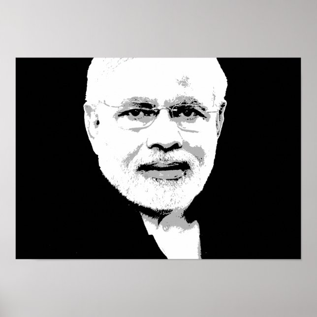 Narendra Modi Face Poster (Vorne)