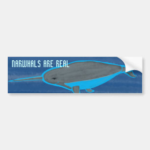 Narhwhals sind wirklich autoaufkleber