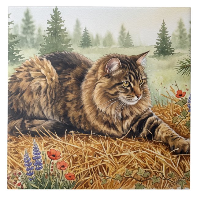 Nari des Waldes Fliese (Vorderseite)