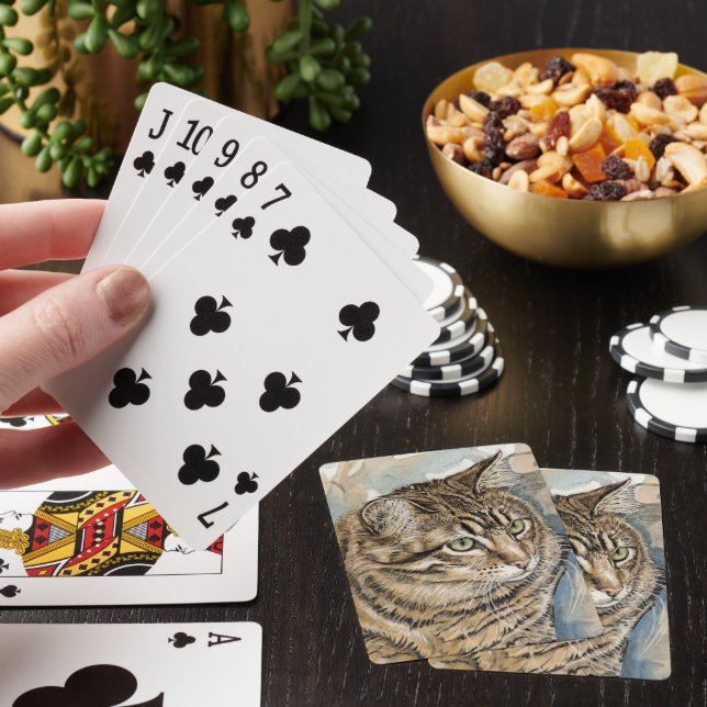 Nari - Eine Studie meiner Katze Spielkarten (In Situ)