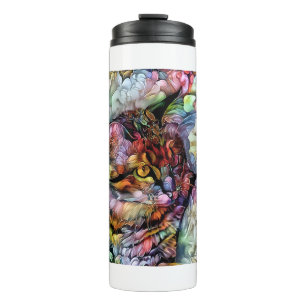 Nari und die Blume Thermosbecher