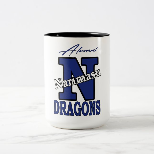 Narimasu High School Dragons Japan Alumni Zweifarbige Tasse (Mittel)