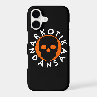 NARKOTIKA LIV Orange Gehäuse iPhone X schwarz N3